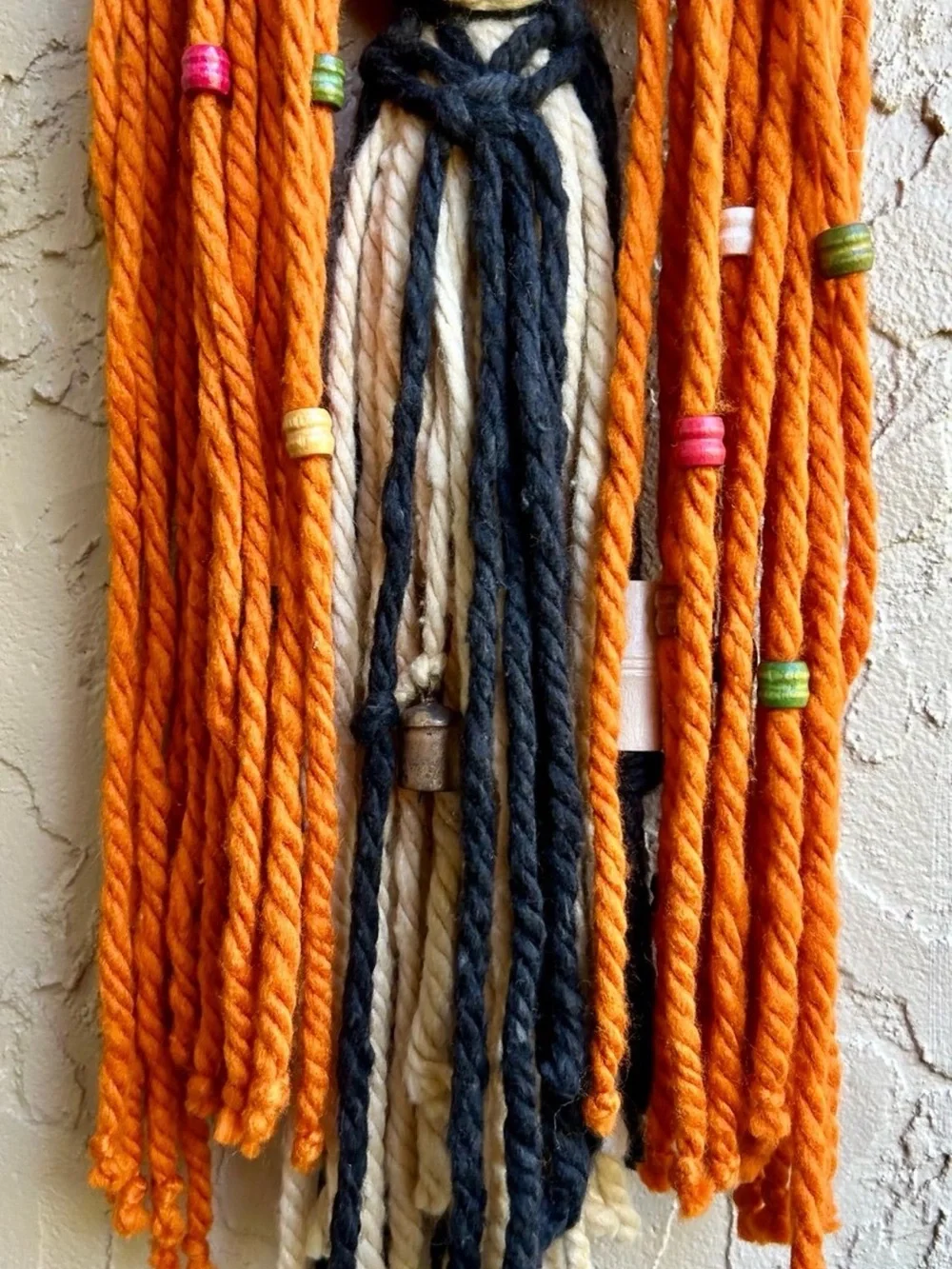 Vintage Halloween Witch Hanging Macrame
